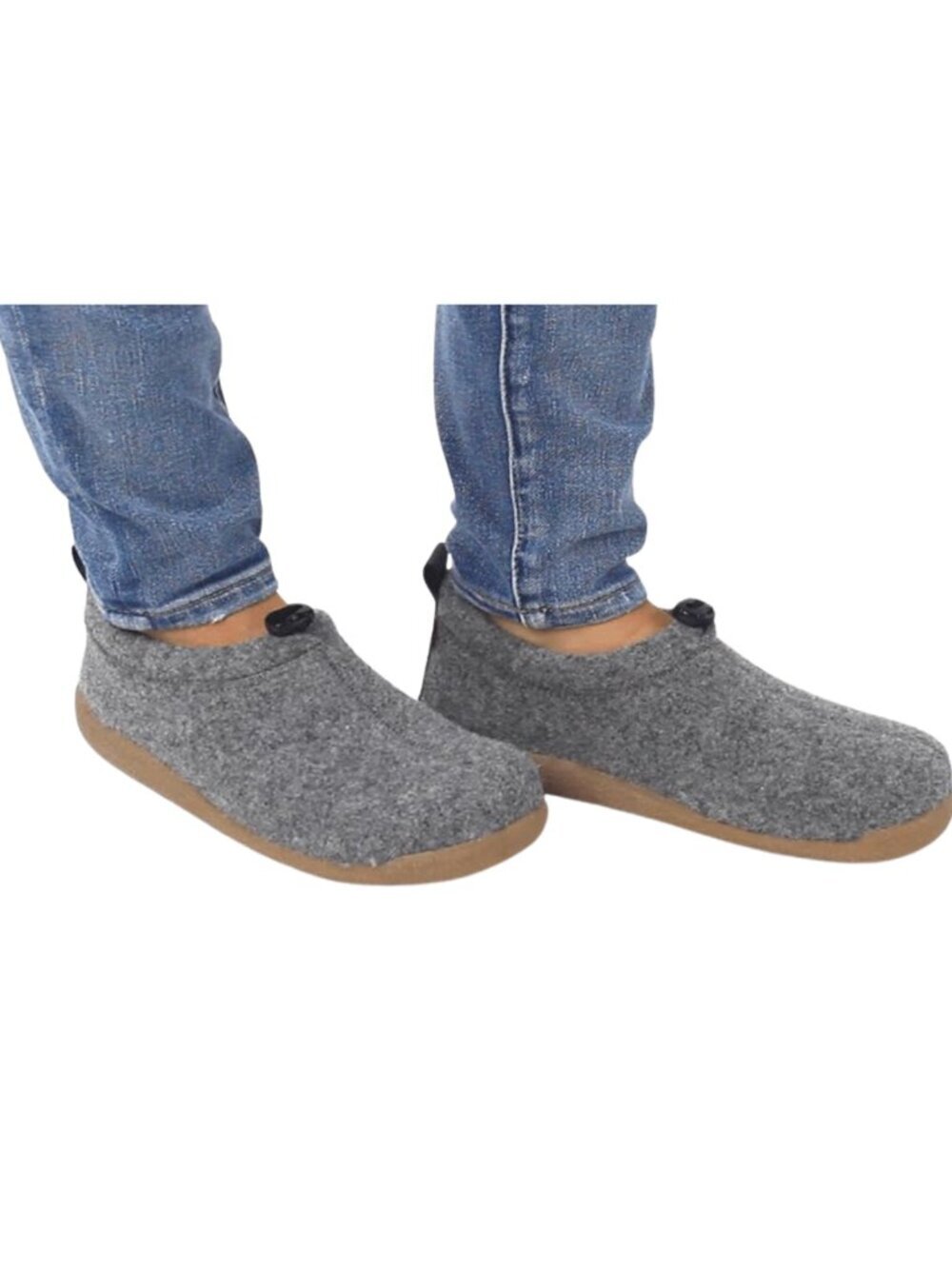 Sanita Lodge Slip On Wool Felt Slipper Clogs Outdoor Gorpcore Gray - 41